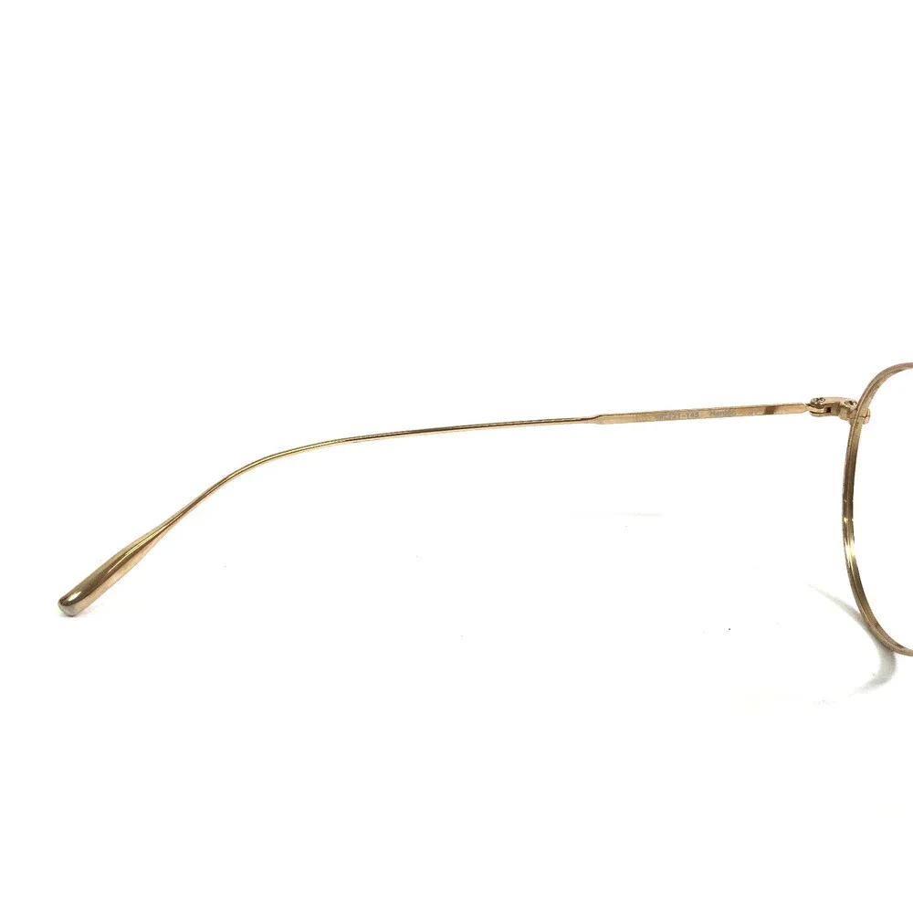Oliver Peoples Eyeglasses Frames OV7018T Hanlon G Shiny Gold Wire Rim 49-21-145